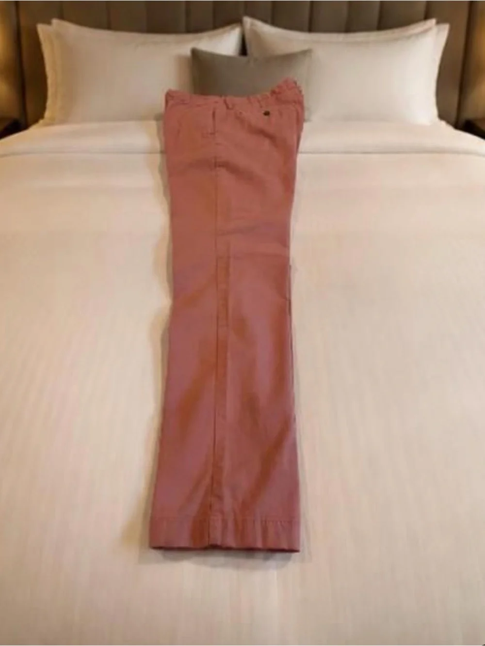 14th & Union Men's Straight-Leg Chinos in Dusty Rose